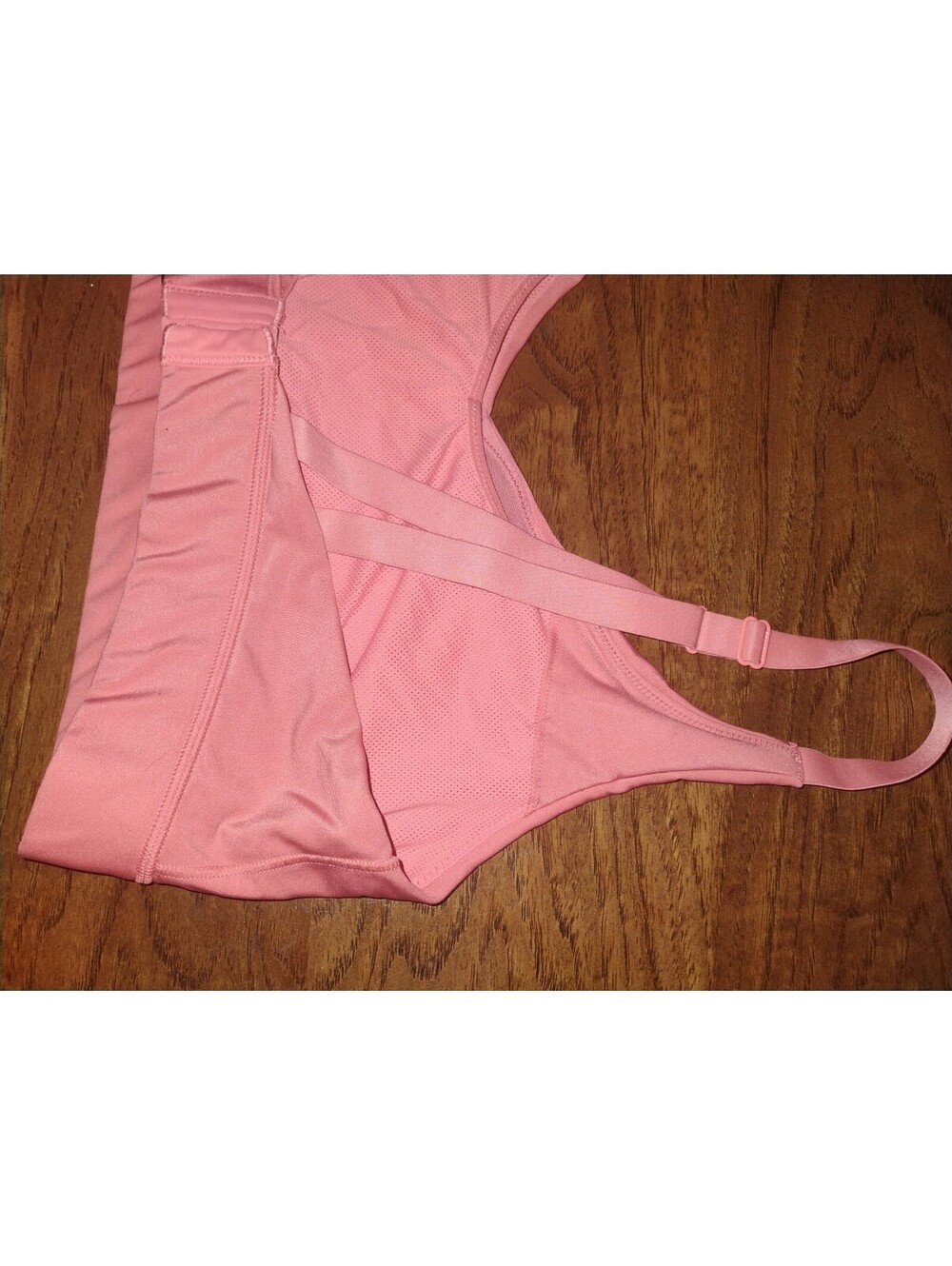 All in Motion Pink Adjustable Strap Sports Bra Size Large - Picture 4 of 8